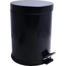 Onno Siyah Pedallı Çöp Kovası 5 Lt