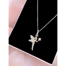Alâ Silver Jewellery Taşlı Peri Tasarım 925 Ayar Gümüş Kolye