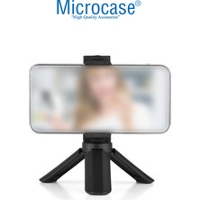 Microcase 3 Ayak Mini Kamera Tripodu + Döner Başlık Telefon Tutucu - AL2936