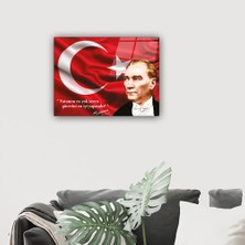 Decorita Cam Tablo | Atatürk Serisi | 3 | 30cm x 40cm