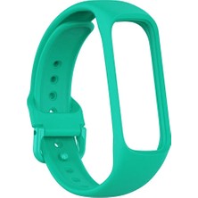 Markacase Samsung Galaxy Fit2 R-220 Için Silikon Kordon Marine Green