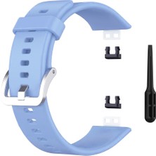 Markacase Huawei Watch Fit Için Silikon Kordon Sky Blue
