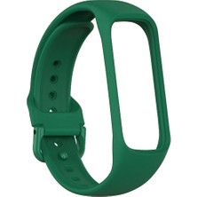 Markacase Samsung Galaxy Fit2 R-220 Için Silikon Kordon Koyu Yeşil