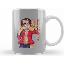 Humuts Monkey D Luffy Cute Banana Edition Kupa Bardak Porselen
