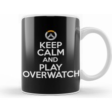 Humuts Keep Calm And Play Overwatch Kupa Bardak Porselen