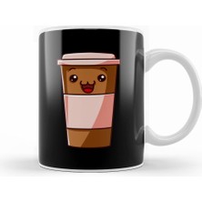 Humuts Kawaii Coffee Cup Funny Anime Caffeine Japanese Kupa Bardak Porselen
