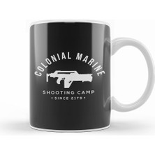 Humuts Colonial Marine Shooting Camp Aliens Kupa Bardak Porselen