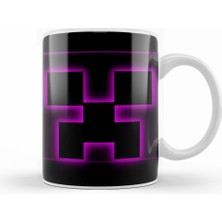 Humuts Purple Creeper Face Kupa Bardak Porselen