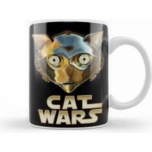 Humuts Star Cat Wars 02 Kupa Bardak Porselen