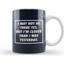 Humuts Closer Than I Was Yesterday Gym Inspiration Kupa Bardak Porselen
