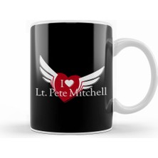 Humuts Top Gun I Love Peter Mitchell Maverick Kupa Bardak Porselen