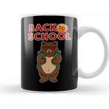 Humuts Cute Back To School Adorable Bear With Backpack Kupa Bardak Porselen