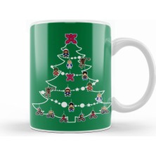 Humuts Stranger Things Christmas Tree Baubles Kupa Bardak Porselen