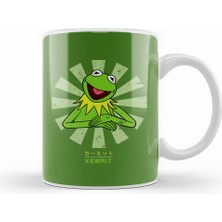 Humuts Kermit The Frog Retro Japanese 01 Kupa Bardak Porselen