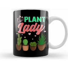 Humuts Cute & Funny Plant Lady Planting Gardening Pun Kupa Bardak Porselen