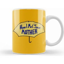 Humuts How I Met Your Mother Yellow Umbrella Kupa Bardak Porselen