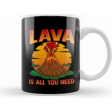 Humuts Cute Lava Is All You Need Volcano Valentines Day Kupa Bardak Porselen