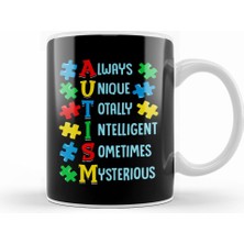 Humuts Cute Always Unique Totally Intelligent Mysterious Kupa Bardak Porselen