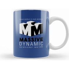 Humuts Fringe Massive Dynamic Logo Kupa Bardak Porselen