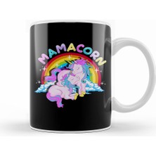 Humuts Mamacorn Cute Unicorn Mom Unicorn Loving Mama Kupa Bardak Porselen