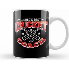 Humuts World S Best Cricket Coach Awesome Cricketer Kupa Bardak Porselen