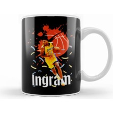 Humuts Brandon Ingram Vintage Art   Legend Basketball Gift Vintage Retro Style Kupa Bardak Porselen