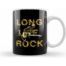 Humuts Long Live Rock N' Roll 02 Kupa Bardak Porselen
