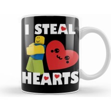 Humuts Roblox Noob Valentines Day I Steal Hearts Kupa Bardak Porselen