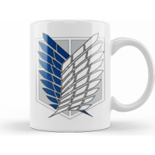 Humuts Attack On Titan Logo Kupa Bardak Porselen