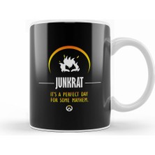Humuts Junkrat Perfect Day For Mayhem Overwatch Kupa Bardak Porselen