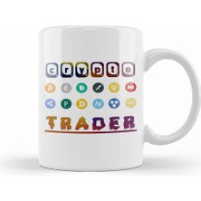 Humuts Crypto Trader Bitcoin & Cryptocurrency Blockchain Kupa Bardak Porselen