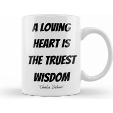 Humuts Charles Dickens Quotes Gift   Vintage Retro Rainbow Style Kupa Bardak Porselen