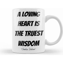 Humuts Charles Dickens Quotes Gift   Vintage Retro Rainbow Style Kupa Bardak Porselen