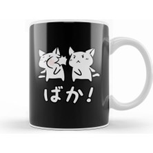 Humuts Kawaii Neko Baka Anime Kupa Bardak Porselen