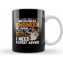 Humuts Mechanical Engineer Kupa Bardak Porselen