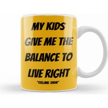 Humuts Celine Dion Quotes Gift  Vintage Kupa Bardak Porselen