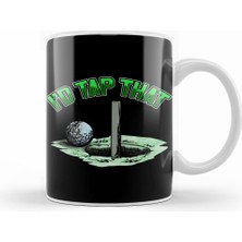 Humuts Funny I D Tap That Golfing Putting Cute Golfer Pun Kupa Bardak Porselen
