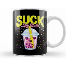Humuts Funny Suck My Balls Boba Tea Pun Kupa Bardak Porselen
