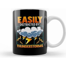 Humuts Easily Distracted By Thunderstorms Storm Chaser Kupa Bardak Porselen