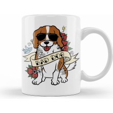 Humuts Cavalier King Charles Spaniel Bad Dog Kupa Bardak Porselen