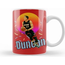Humuts Duncan Robinson Vintage Art   Legend Basketball Gift Kupa Bardak Porselen