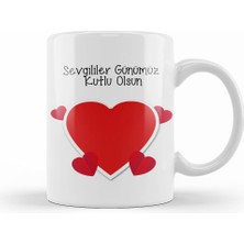 Humuts Sevgililer Günü Sevgiliye Hediye 069 Kupa Bardak Porselen