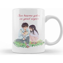 Humuts Sevgililer Günü Sevgiliye Hediye 037 Kupa Bardak Porselen