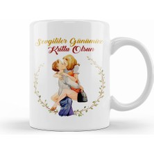 Humuts Sevgililer Günü Sevgiliye Hediye 0219 Kupa Bardak Porselen