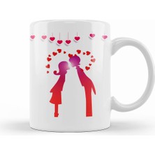 Humuts Sevgililer Günü Sevgiliye Hediye 057 Kupa Bardak Porselen