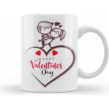 Humuts Sevgililer Günü Sevgiliye Hediye 024 Kupa Bardak Porselen