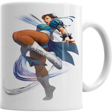 Humuts Street Fighter Chunli Kupa Bardak Porselen