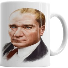 Humuts Mustafa Kemal Atatürk 03 Kupa Bardak Porselen