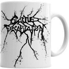 Humuts Cattle Decapitation Metal Kupa Bardak Porselen