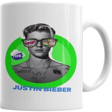 Humuts Justin Bieber Kupa Bardak Porselen